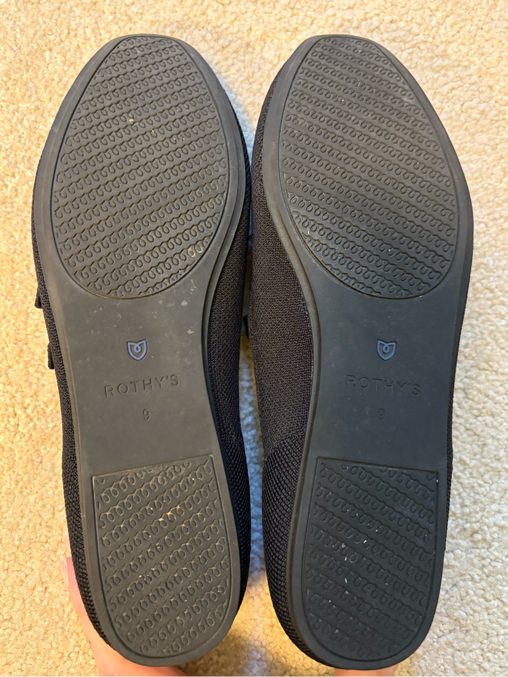 Rothy’s Women's Double Buckle Mary Jane ballet flats in black - Picture 2 of 4